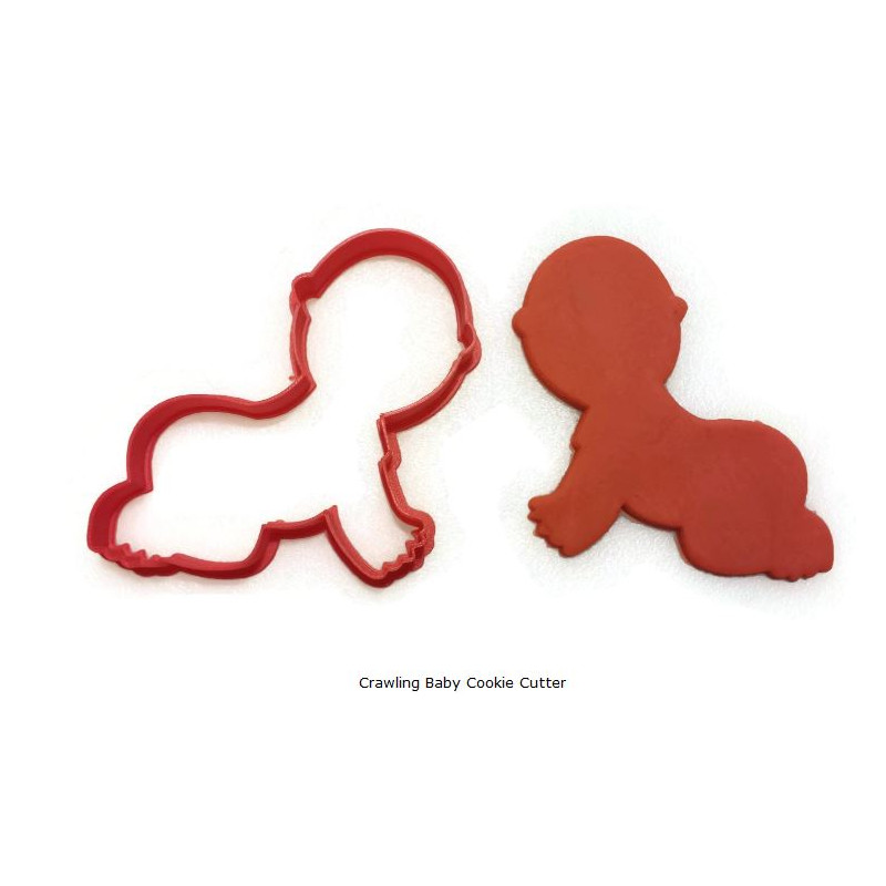 Crawling Baby Cookie Cutter