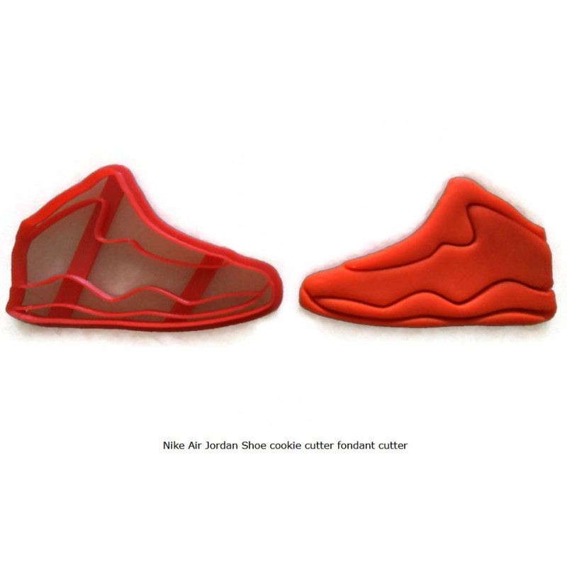 Nike Air Jordan Shoe cookie cutter fondant cutter