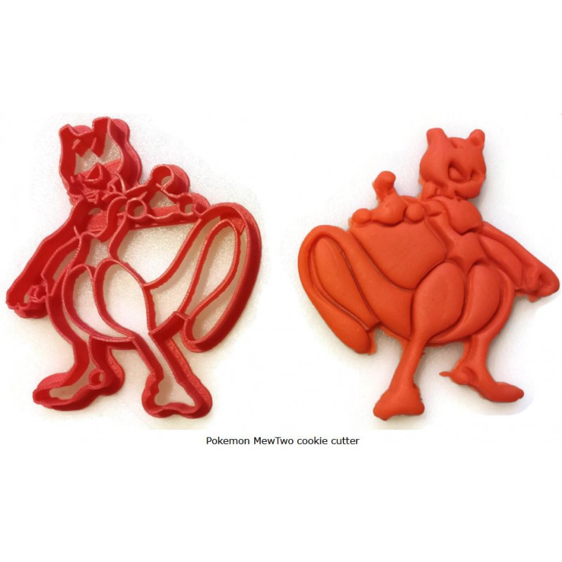 Pokemon MewTwo cookie cutter