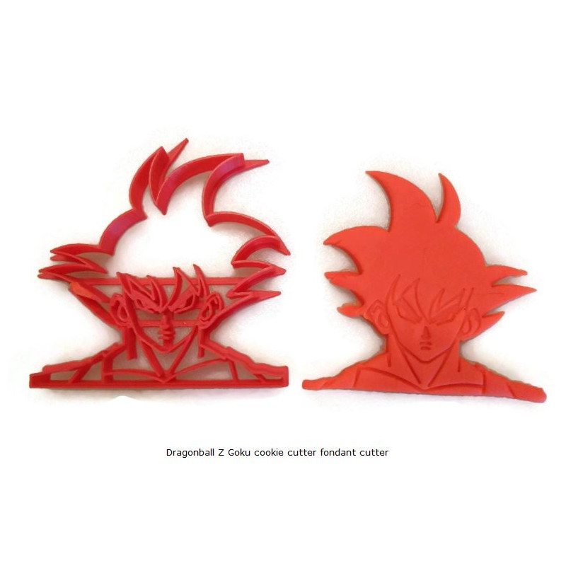 Dragonball Z Goku cookie cutter fondant cutter
