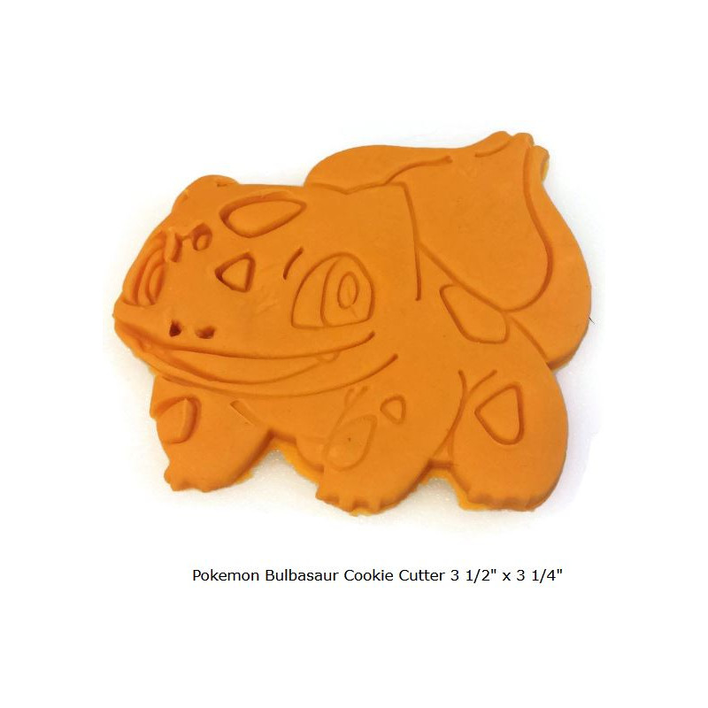 Pokemon Bulbasaur Cookie Cutter 3 1/2" x 3 1/4"