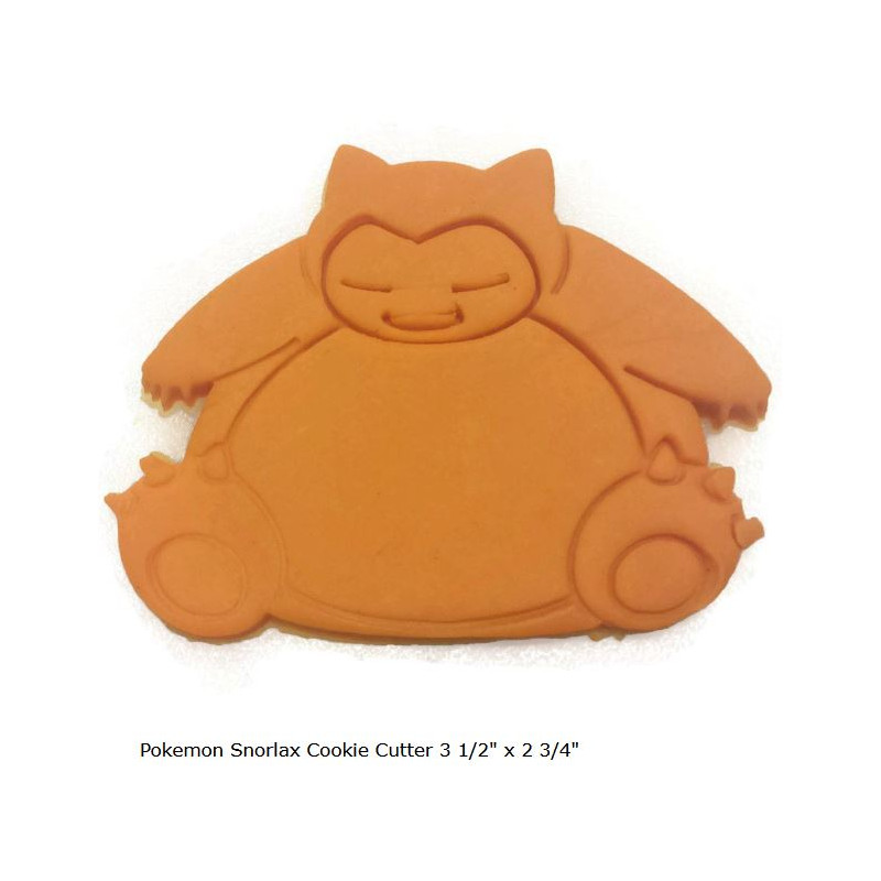 Pokemon Snorlax Cookie Cutter 3 1/2" x 2 3/4"
