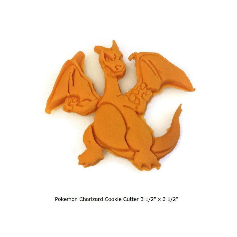 Pokemon Charizard Cookie Cutter 3 1/2" x 3 1/2"