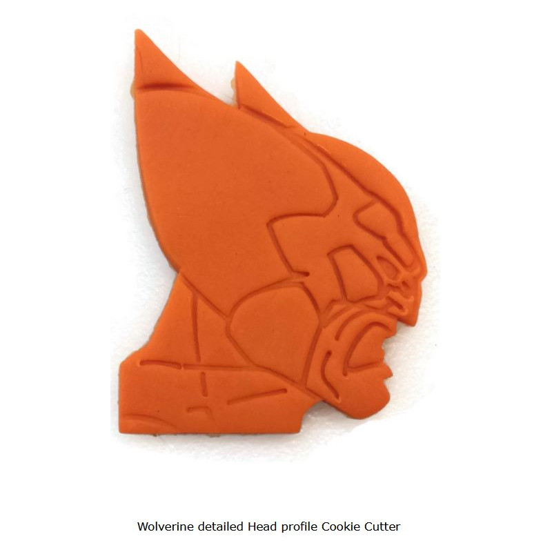 Wolverine detailed Head profile Cookie Cutter