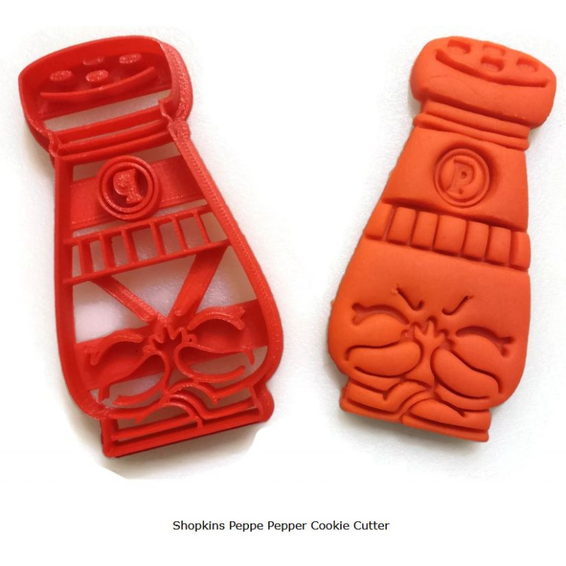 Shopkins Peppe Pepper Cookie Cutter