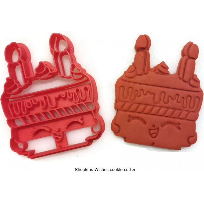 Shopkins Wishes cookie cutter
