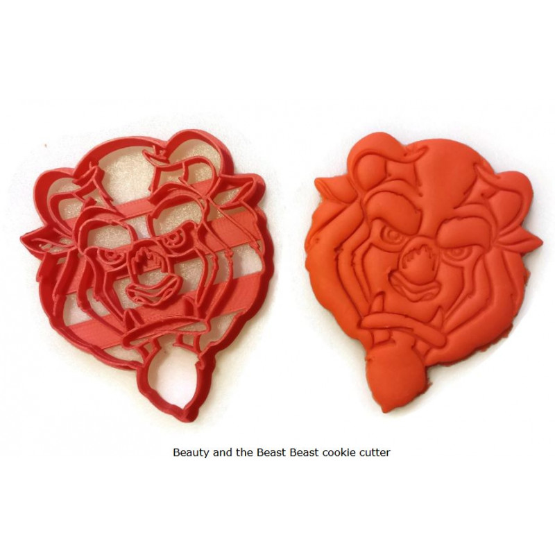 BEAUTY AND THE BEAST BEAST COOKIE CUTTER