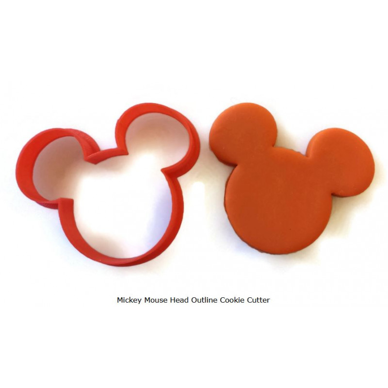 Mickey Mouse Head Outline Cookie Cutter
