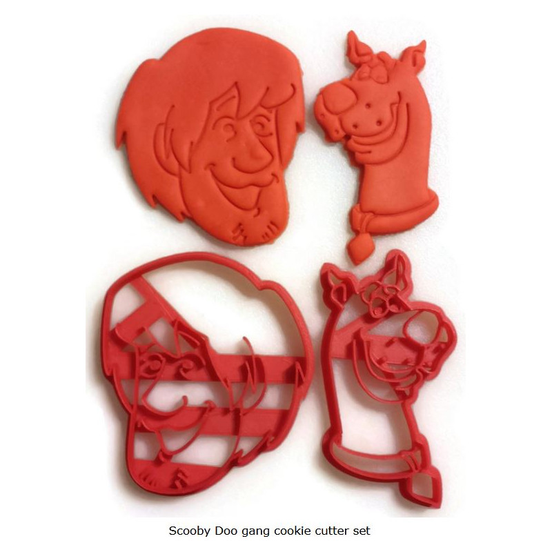 Scooby Doo Scooby and Shaggy cookie cutter set