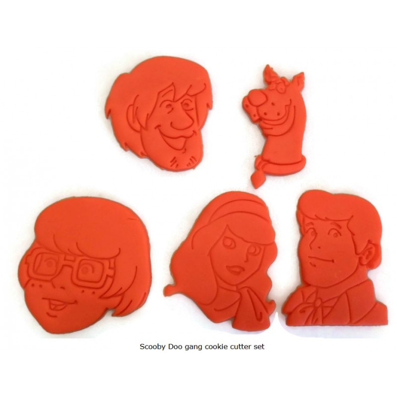 Scooby Doo gang cookie cutter set