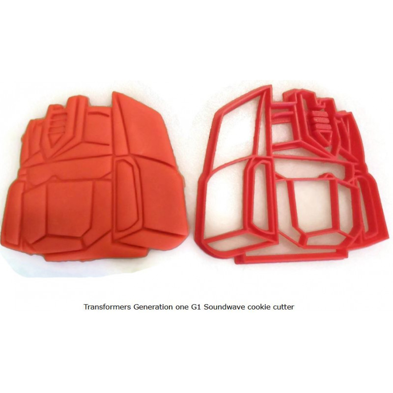 Transformers Generation one G1 Soundwave cookie cutter