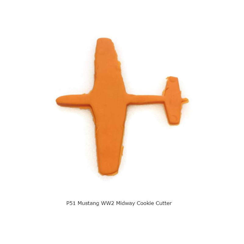 P51 Mustang WW2 Midway Cookie Cutter